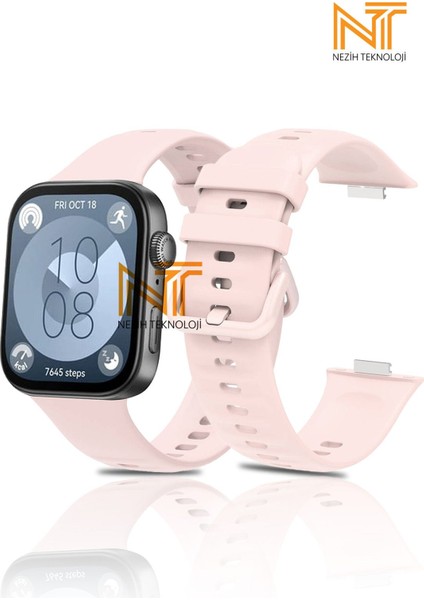 Huawei Watch Fit 3 / Fit 4 / Fit 4 Pro Uyumlu Yumuşak Jel Silikon Kordon / Strap