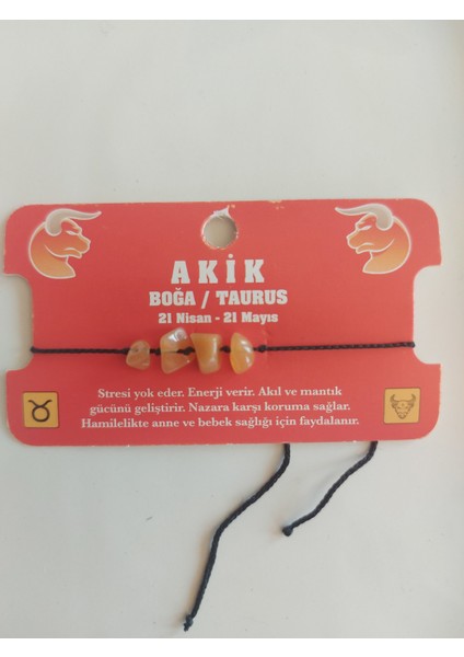 Doğal Taş Burç Bileklikler
