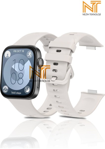 Huawei Watch Fit 3 Fit 4 Fit 4 Pro Uyumlu Yumuşak Jel Silikon Kordon Strap