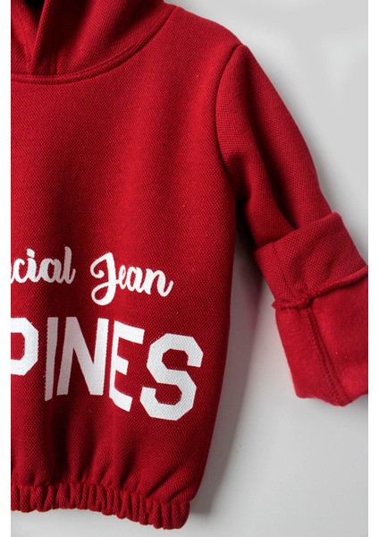Çocuksan Kız Çocuk Happınes Sweatshirt - Çocuksan - Sweatshirt - Kırmızı - 10 Yaş - CS2023000072-4287