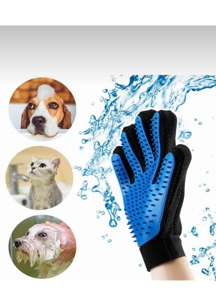 Kedi-Köpek Tarama Yıkama Eldiveni Yapışkanlı
