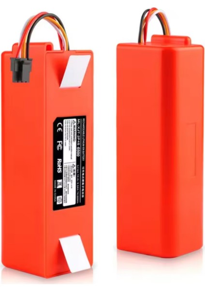 Roborock S51 Uyumlu Batarya Robot Süpürge 6500mah 14.4v Yüksek Kapasite