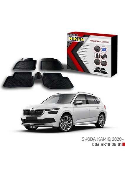 3D Paspas Skoda Kamiq 2020- Yktsn