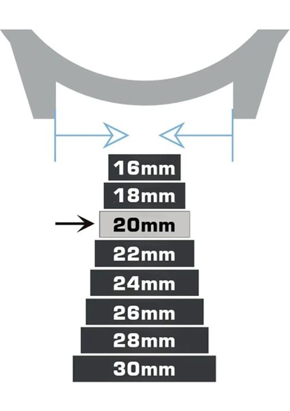 Paslanmaz Çelik Saat Kordonu 20 mm modelleri