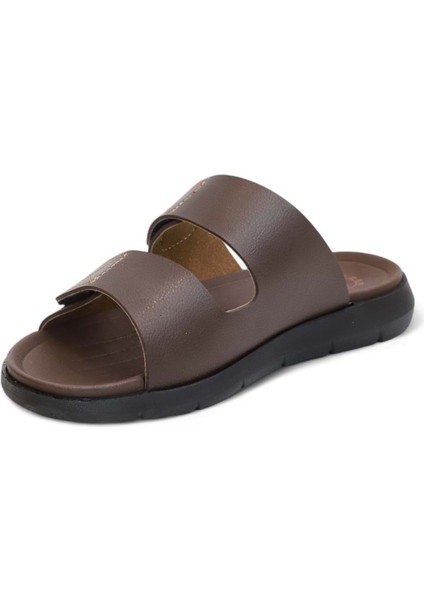 2168-GZR Çift Cırtlı Tam Anatomik Tabanlı Günlük,umre ve Hac Için Uyumlu Erkek Terlik - NKT02168-KAHVERENGI-40 modelleri