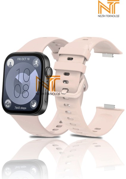 Huawei Watch Fit 3 Fit 4 Fit 4 Pro Uyumlu Yumuşak Jel Silikon Kordon Strap