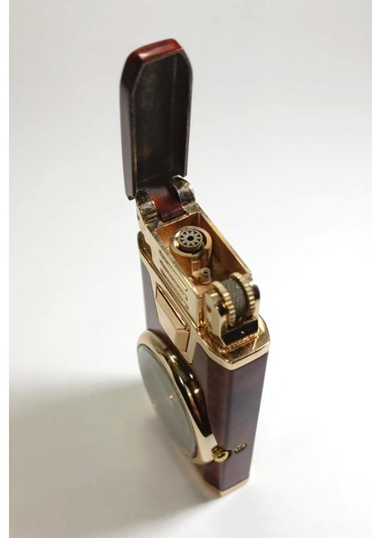 2 Noktadan Yanan Maun Saatli Çakmak %100 Metal Saat Normal Stilde Yanan ve Pürmüz Gibi Yanan Çakmak modelleri