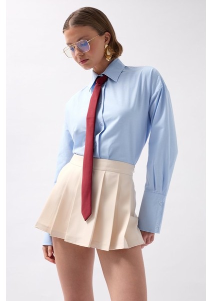 Yırtmaç Detay Maxi Etek