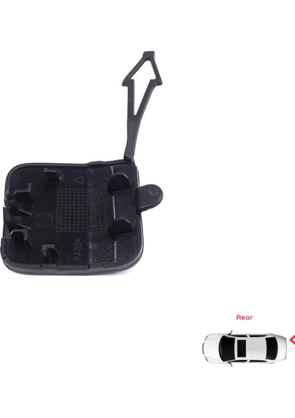 BSP1207 Renault Clio Mk5 V B7 Bja 2019-2023 Makyajsız Kasa Için Arka Tampon Çeki Demiri Kapağı Astarlı modelleri