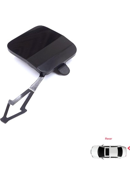 BSP1207 Renault Clio Mk5 V B7 Bja 2019-2023 Makyajsız Kasa Için Arka Tampon Çeki Demiri Kapağı Astarlı fırsatları