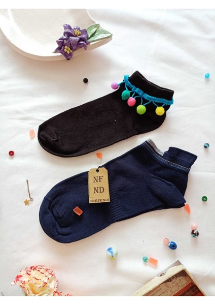 2 Çift Hediye Patik Çorap Topuk Takviyeli Erkek Kadın Sıkmayan Lacivert Bambu(Dikişsiz) Siyah 36-40 fiyatları