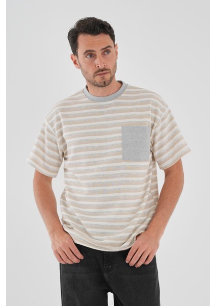 Alexandergardı Cep Detaylı Çizgili T-Shirt fiyatları