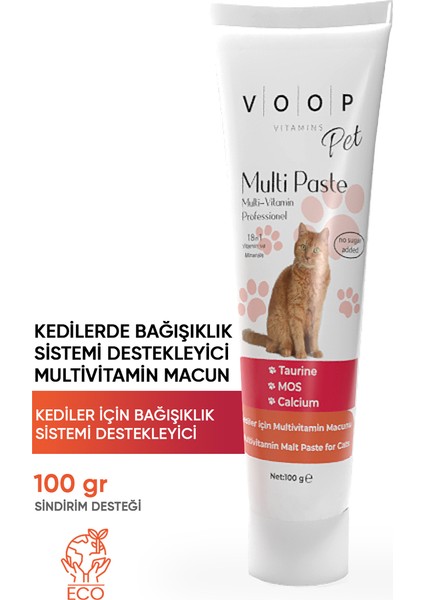 Pet Multi Paste Malte Kedi Macun | 100 gr