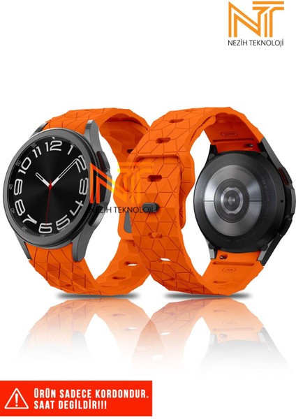 Samsung Galaxy Watch Fe / 4 / 5 / 5 Pro / 6 / 7 40 42 44 46MM Uyumlu Silikon Kordon
