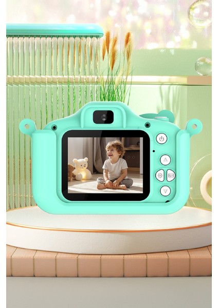 Dijital Çocuk Fotoğraf Makinesi Astronot HY-X10 Panda HY-X15