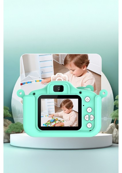 Dijital Çocuk Fotoğraf Makinesi Astronot HY-X10 Panda HY-X15