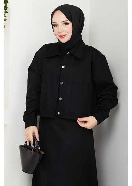 Cerza Ceket Etek Ikili Takım 1534 - Siyah fırsatları
