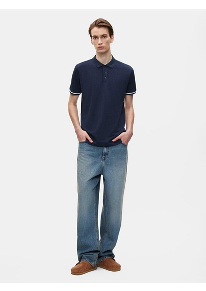 Ltb Kelebe Erkek Polo Yaka Kısa Kol T-Shirt 1225841846089