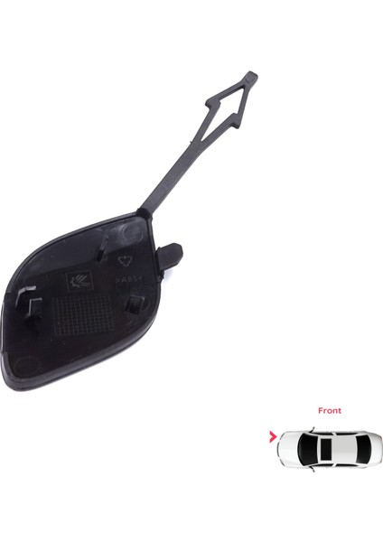 BSP1206 Renault Clio Mk5 V B7 Bja 2019-2023 Makyajsız Kasa Için Ön Tampon Çeki Demiri Kapağı Astarlı modelleri