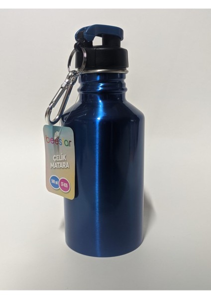 Matara Çelik 500 ml Çift Taraflı Mavi Renkli