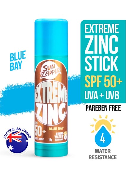 Extreme Zinc Stick Blue Bay SPF 50 + 15G