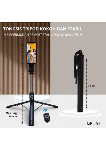 2m Ultra Uzun Evrensel Selfie Çubuğu Tripod Telefon Kamera Için Tutucu Çok Işlevli