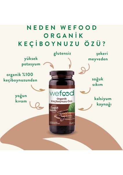 Organik Keçiboynuzu Özü 315 gr 8682392174037