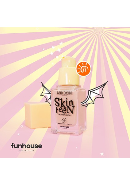 Funhouse Skin Teen Bb Fondöten No:50 Light