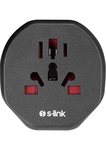 SW-KC019 Universal - Türk Çevirici Çevirici Priz Adaptör