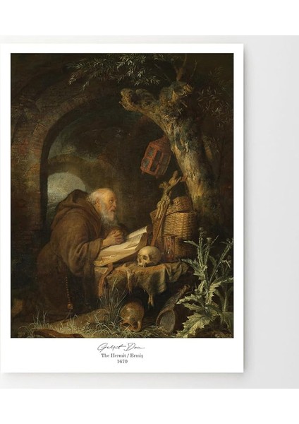 Ermiş (1670) Çerçeveli ve Çerçevesiz Poster fiyatları