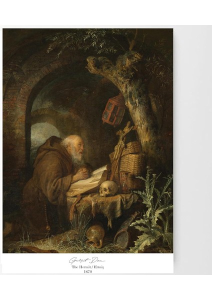 Ermiş (1670) Çerçeveli ve Çerçevesiz Poster modelleri