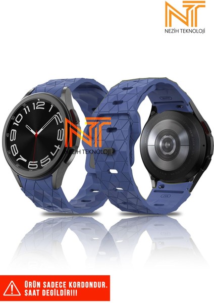 Samsung Galaxy Watch Fe / 4 / 5 / 5 Pro / 6 / 7 40 42 44 46MM Uyumlu Silikon Kordon