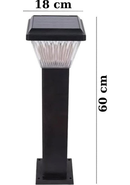 100WATT Güneş Enerjili Solar Bahçe Armatürü ( 60CM Direkli ) indirimleri