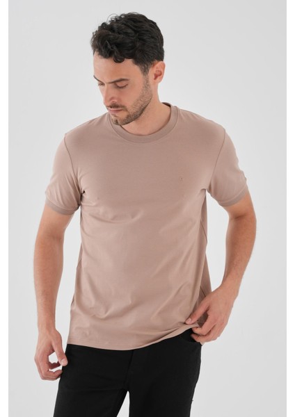 Pierre Cardin Bisiklet Yaka Basic T-shirt