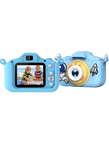 Dijital Çocuk Fotoğraf Makinesi Astronot HY-X10 Panda HY-X15