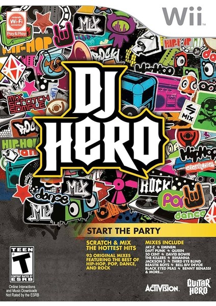 Nintendo Wii Dj Hero CD Oyun