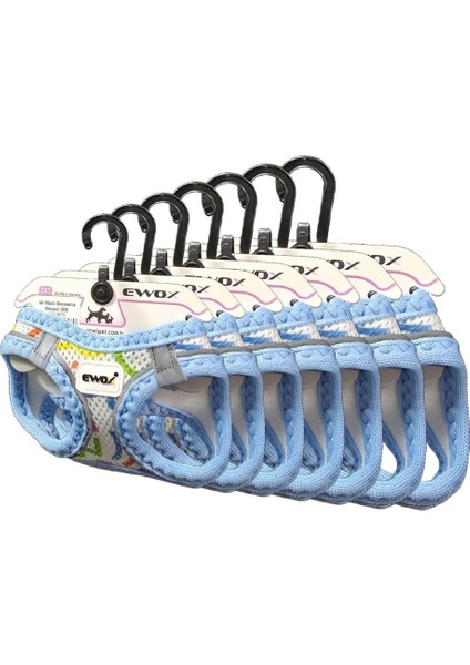 Air Mesh Geometrik Desenli Göğüs Tasması Xl