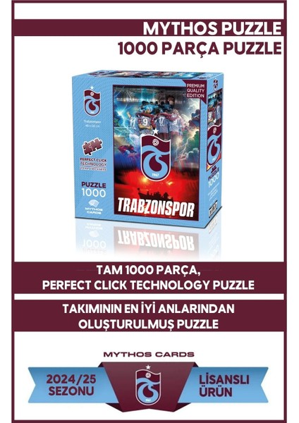 Trabzonspor Takım 1000 Parça Puzzle