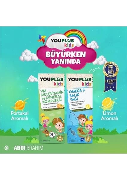 Kids Vm Multivitamin ve Mineral Kompleksi 150 ml 3 Adet