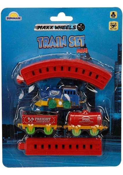 2559 Maxx Wheels Mini Tren Seti 11 Parça -Sunman