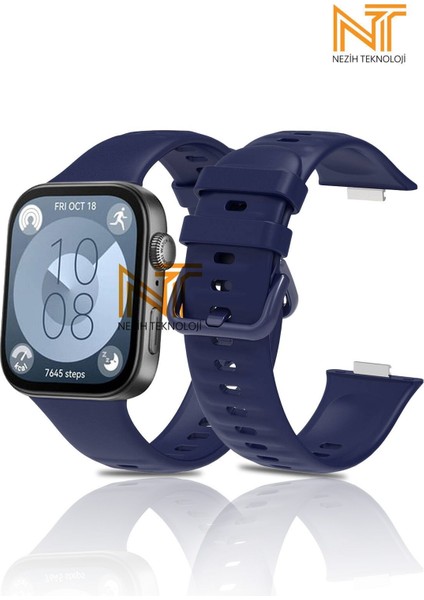 Huawei Watch Fit 3 / Fit 4 / Fit 4 Pro Uyumlu Yumuşak Jel Silikon Kordon / Strap