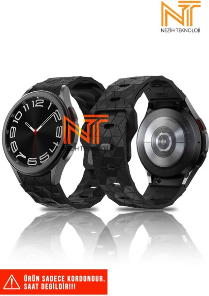 Samsung Galaxy Watch Fe / 4 / 5 / 5 Pro / 6 / 7 40 42 44 46MM Uyumlu Silikon Kordon
