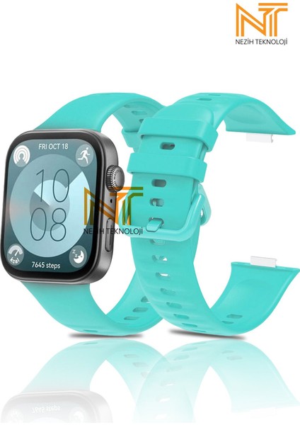 Huawei Watch Fit 3 / Fit 4 / Fit 4 Pro Uyumlu Yumuşak Jel Silikon Kordon / Strap