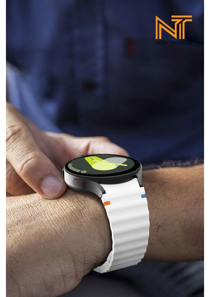 Samsung Galaxy Watch Fe / 4 / 5 / 5 Pro / 6 / 7 40 42 44 46MM Uyumlu Wave Silikon Kordon fiyatları