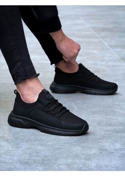 Siyah Erkek Sneaker Günlük Spor Ayakkabı