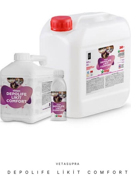 Vetasupra Depolife Likit Comfort Verim Artırıcı Hayvan Yem Katkı Maddesi - 1 kg fiyatları