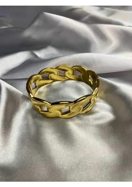 Kadın Altın Renk Paslanmaz Çelik Zincir Model Bileklik – Modern ve Şık Tasarım fiyatları