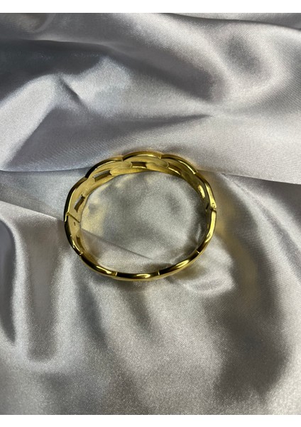 Kadın Altın Renk Paslanmaz Çelik Zincir Model Bileklik – Modern ve Şık Tasarım fırsatları