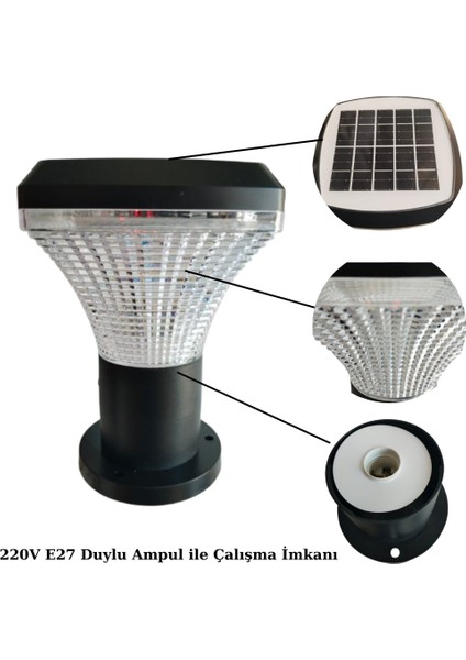 100WATT Güneş Enerjili Solar Set/baba Üstü Bahçe Armatürü modelleri