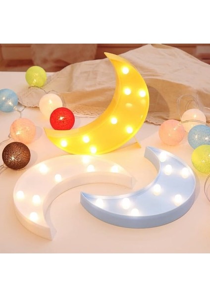 Dekoratif LED Ay Gece Lambası